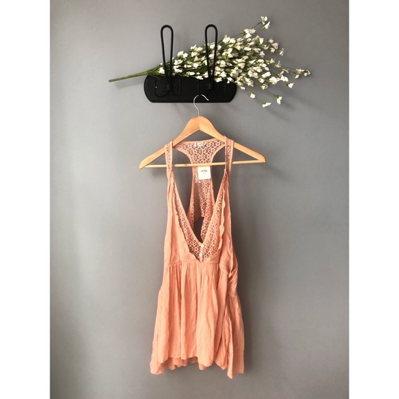 Free People Tops - 🎀 NWT • Intimately Free People • Pink Lace Tank